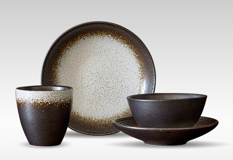 Kyoto Earthenware Ceramic Dinnerware Set