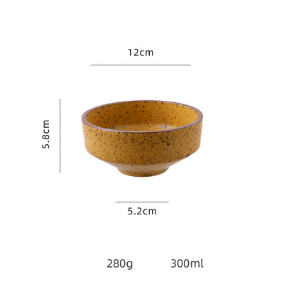 Rough Pottery Japanese Bowl